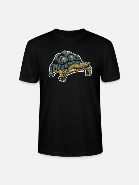 Schildkröte - Stanley/Stella Unisex Bio-T-Shirt CRAFTER - Schwarz