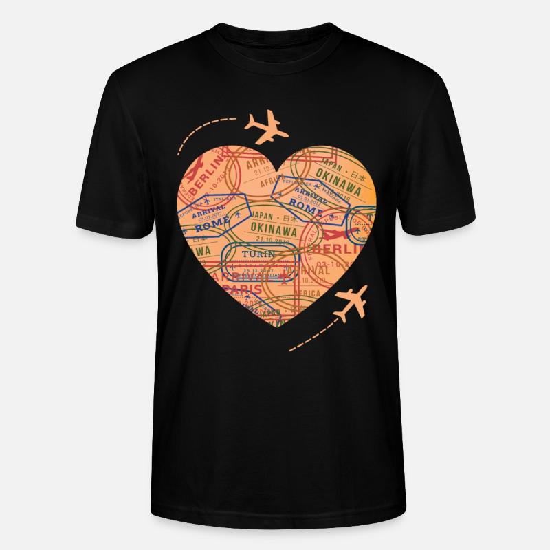 Reisender - Stanley/Stella Unisex Bio-T-Shirt CRAFTER - Schwarz