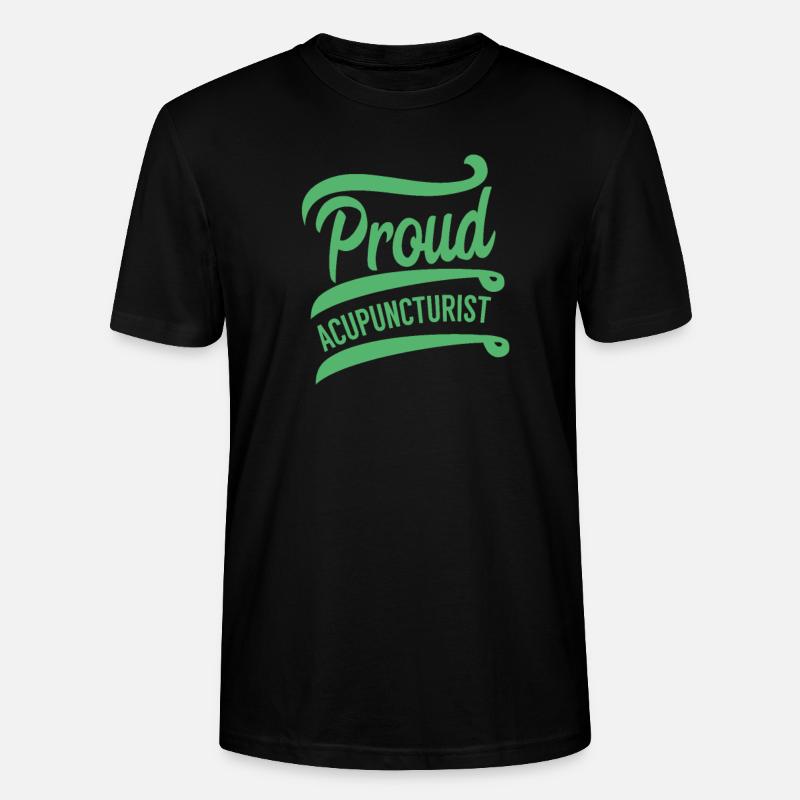 Nadel Praxis Akupunkturist Akupunktur Beruf - Stanley/Stella Unisex Bio-T-Shirt CRAFTER - Schwarz