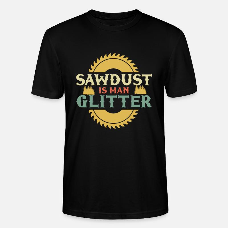 Holzschneider Geschenk - Stanley/Stella Unisex Bio-T-Shirt CRAFTER - Schwarz