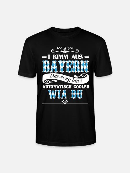 I Kimm from Bavaria - Stanley/Stella CRAFTER Unisex Organic T-Shirt - black