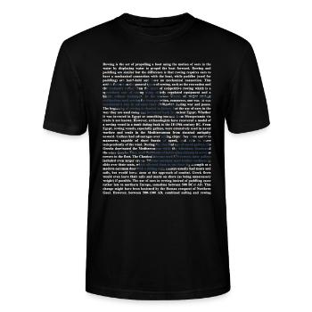 rowing - Stanley/Stella CRAFTER Unisex Organic T-Shirt - black - Front - Alina (178cm) & Michal (187cm)