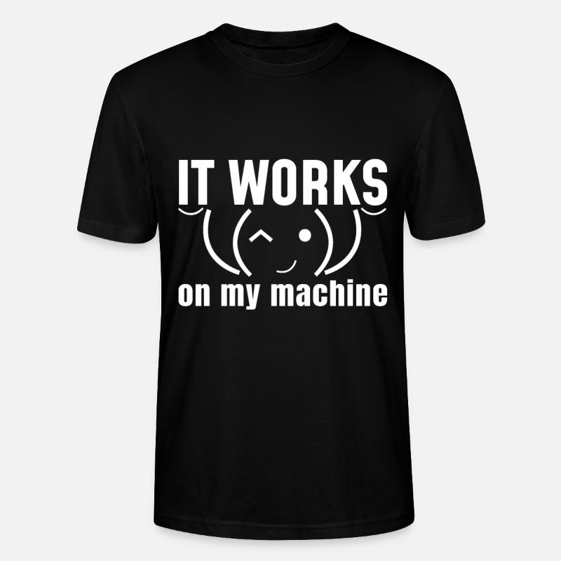 Computer Funny - Stanley/Stella CRAFTER Unisex Organic T-Shirt - black