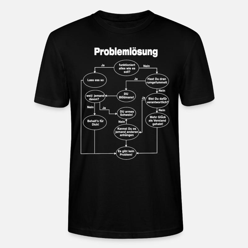 Programmierer Problemlösung - Stanley/Stella Unisex Bio-T-Shirt CRAFTER - Schwarz