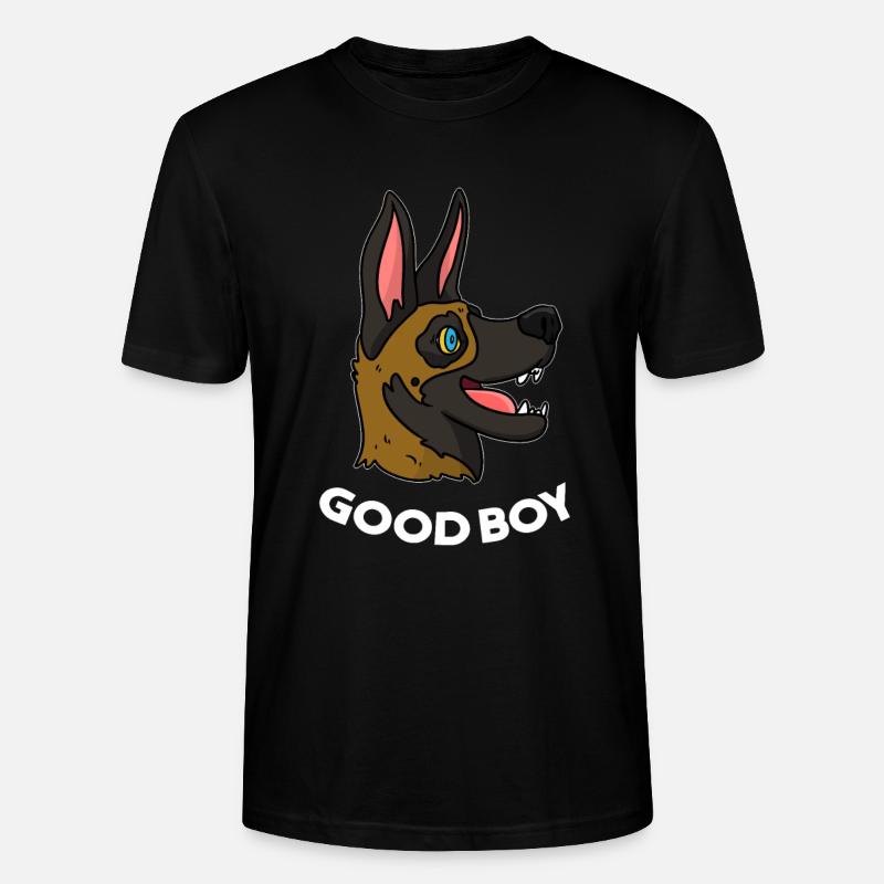 Malinois Hund - Stanley/Stella Unisex Bio-T-Shirt CRAFTER - Schwarz