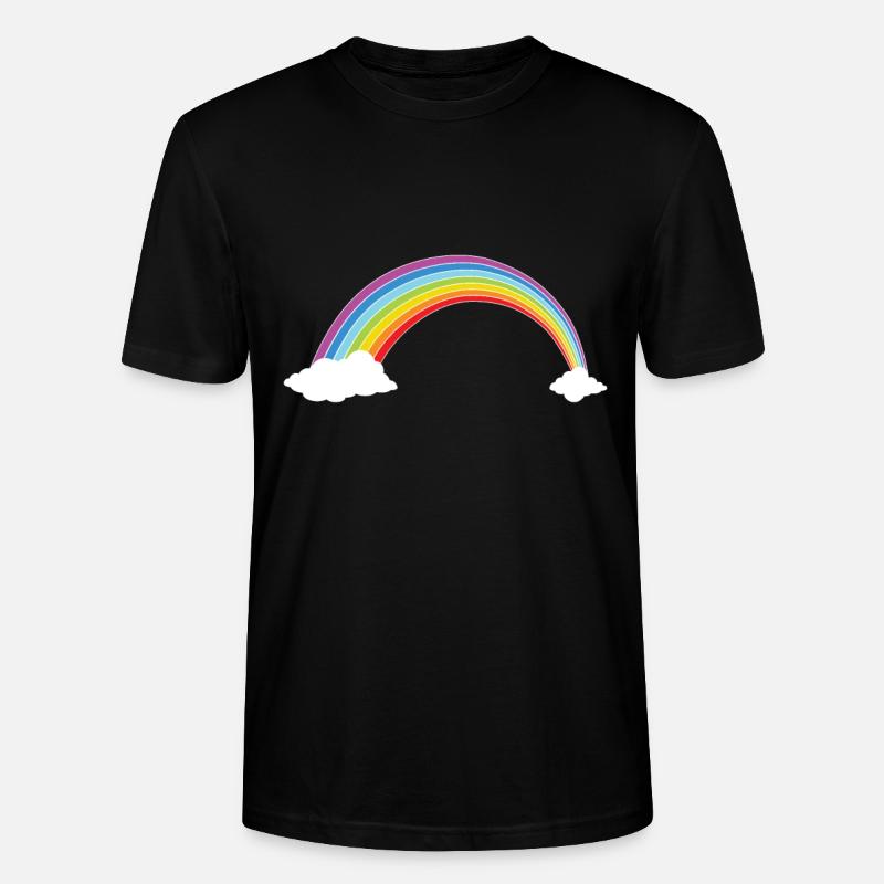 Regenbogen - Stanley/Stella Unisex Bio-T-Shirt CRAFTER - Schwarz