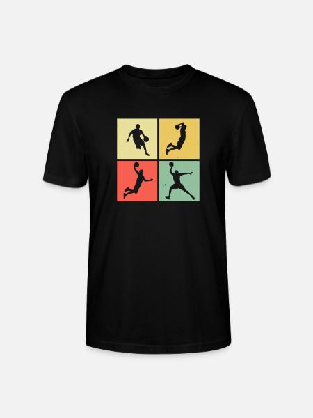 Basketball Player Gift Idea - Stanley/Stella CRAFTER Unisex Organic T-Shirt - black