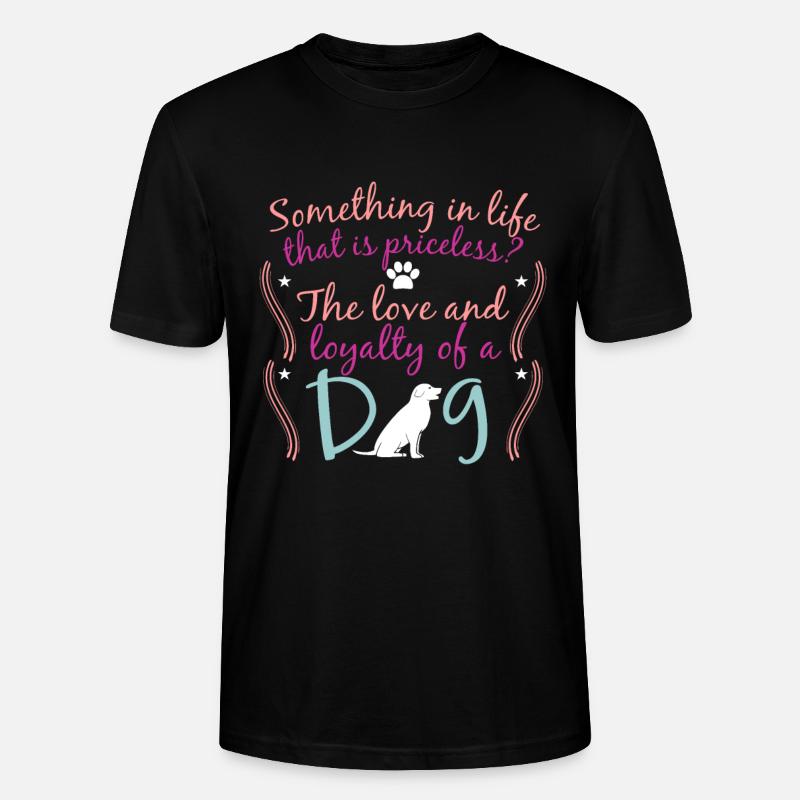 Hund Hündchen Hunde Geschenk Geschenkidee - Stanley/Stella Unisex Bio-T-Shirt CRAFTER - Schwarz