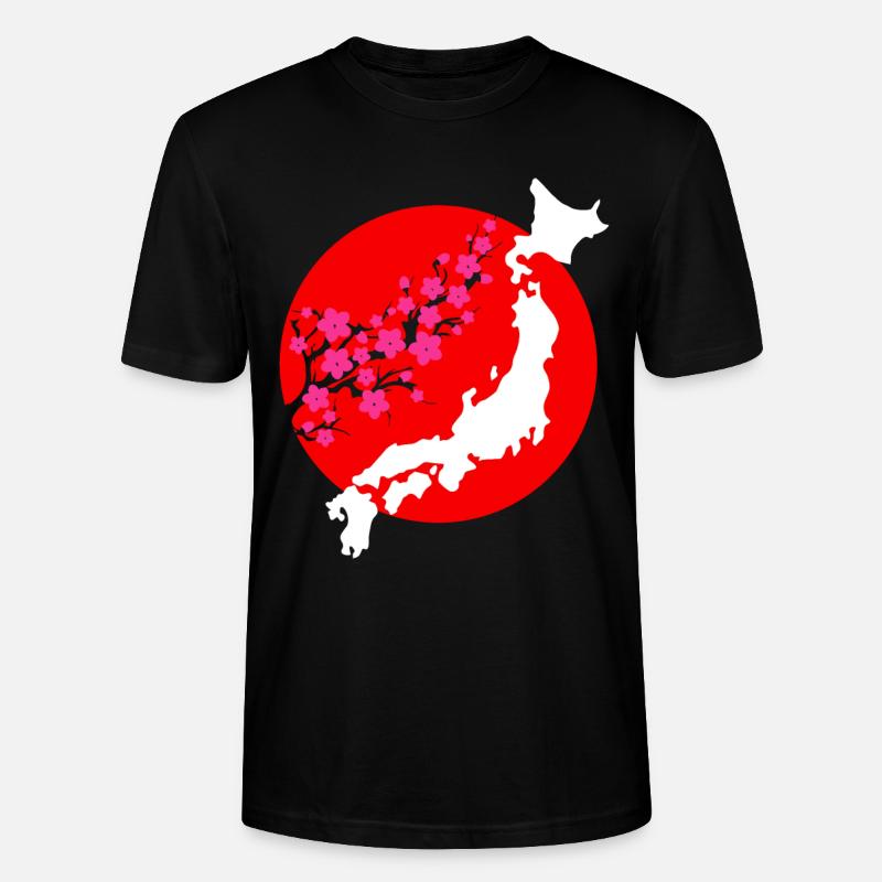 Japan - Stanley/Stella Unisex Bio-T-Shirt CRAFTER - Schwarz