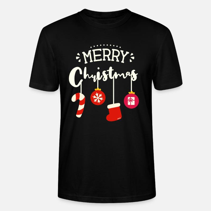 Joyeux Noël Joyeux Noël - T-shirt bio CRAFTER Stanley Stella Unisexe - noir