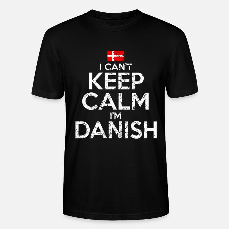 Dänisch Dänemark - Stanley/Stella Unisex Bio-T-Shirt CRAFTER - Schwarz