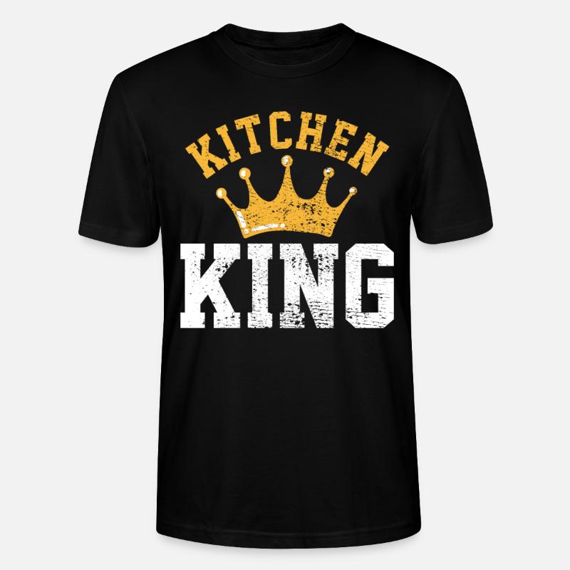 Koch Koch - Stanley/Stella Unisex Bio-T-Shirt CRAFTER - Schwarz