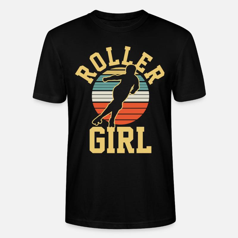 Rollerskates Mädchen - Stanley/Stella Unisex Bio-T-Shirt CRAFTER - Schwarz