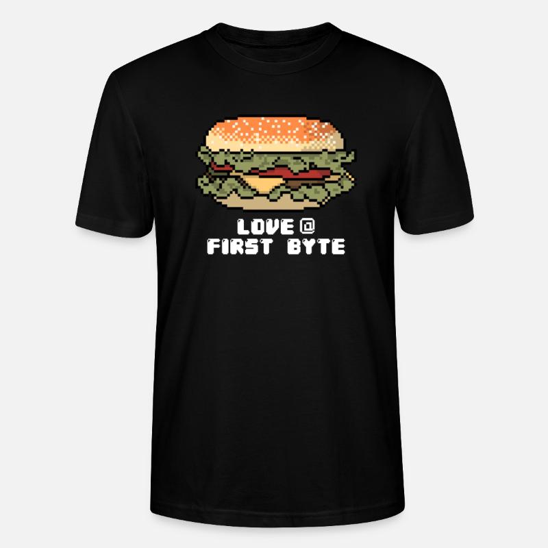 Burger Hamburger - Stanley/Stella Unisex Bio-T-Shirt CRAFTER - Schwarz