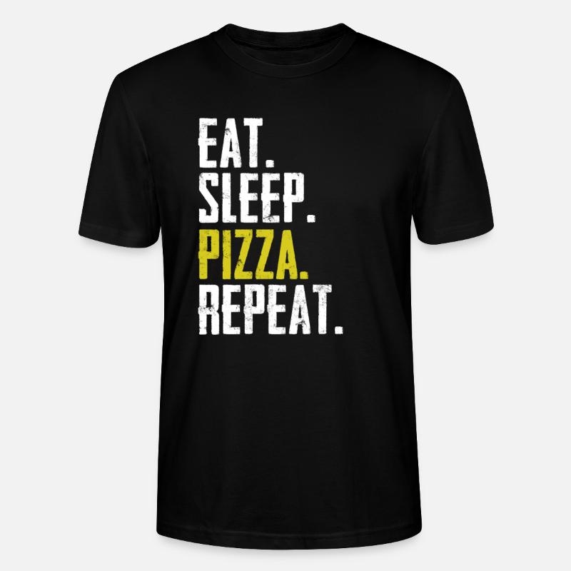 Pizza - Stanley/Stella Unisex Bio-T-Shirt CRAFTER - Schwarz