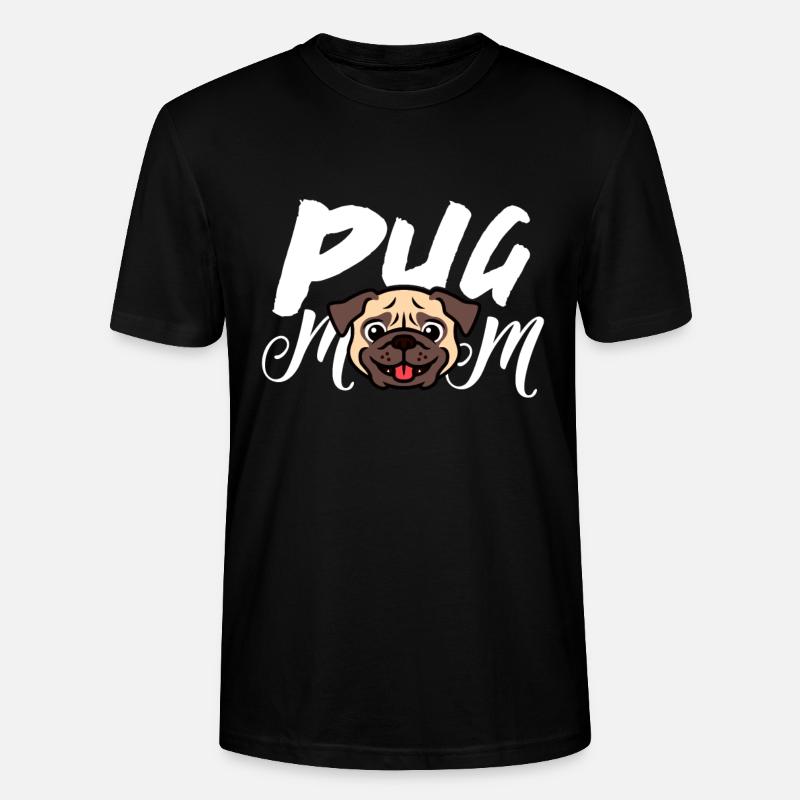 Mops Mama - Stanley/Stella Unisex Bio-T-Shirt CRAFTER - Schwarz