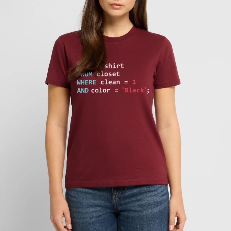 Programmierer Datanbank Lustiges SQL Query Stanley/Stella Unisex Bio-T-Shirt CRAFTER