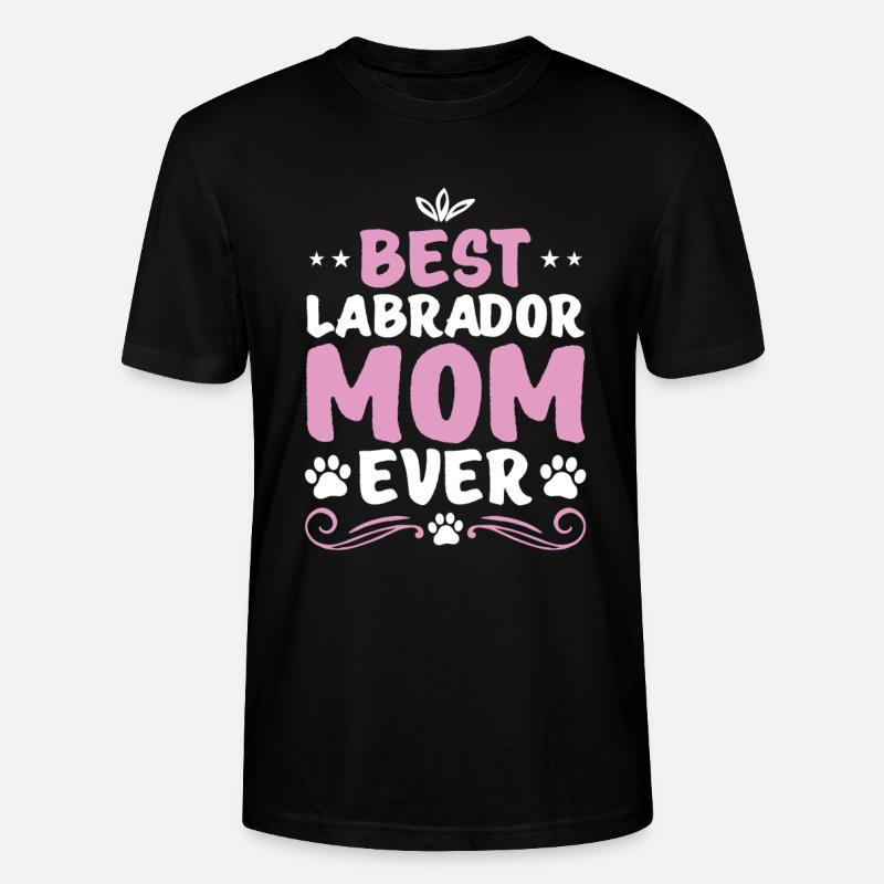 Labrador - Stanley/Stella Unisex Bio-T-Shirt CRAFTER - Schwarz