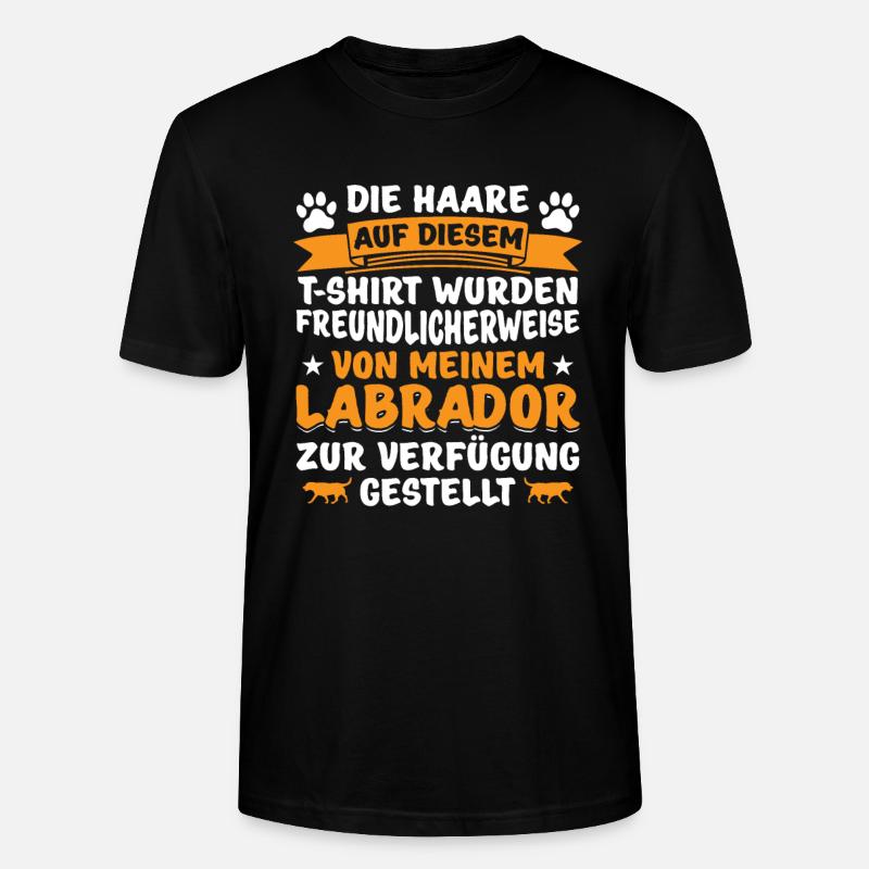 Labrador - Stanley/Stella Unisex Bio-T-Shirt CRAFTER - Schwarz