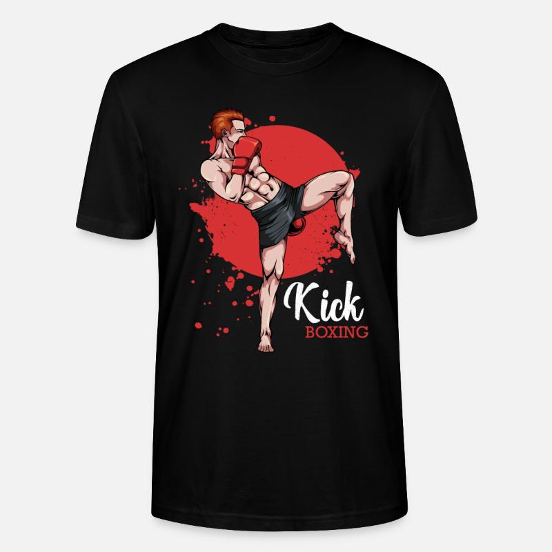Kickboxing - Stanley/Stella Unisex Bio-T-Shirt CRAFTER - Schwarz