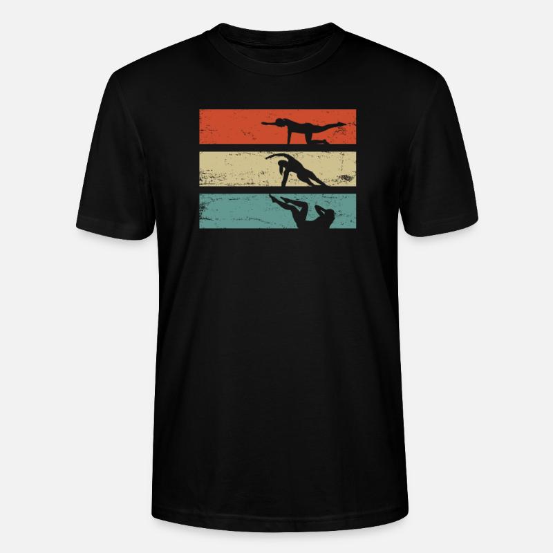 Pilates - Stanley/Stella Unisex Bio-T-Shirt CRAFTER - Schwarz