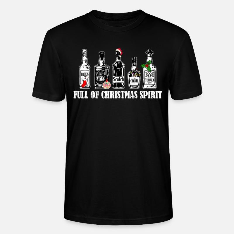 Plein d'esprit de Noël - T-shirt bio CRAFTER Stanley Stella Unisexe - noir