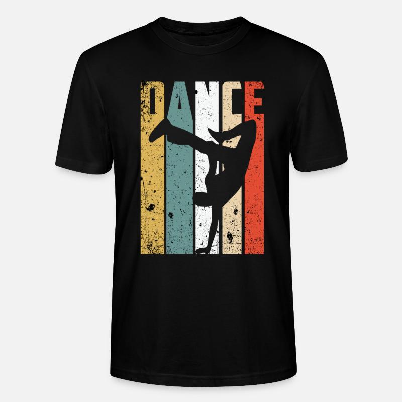 Breakdance Breakdancer - Stanley/Stella Unisex Bio-T-Shirt CRAFTER - Schwarz