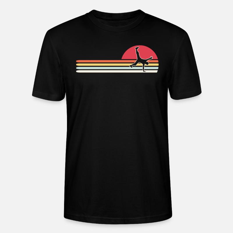 Breakdancer B-Boy retro - Stanley/Stella Unisex Bio-T-Shirt CRAFTER - Schwarz