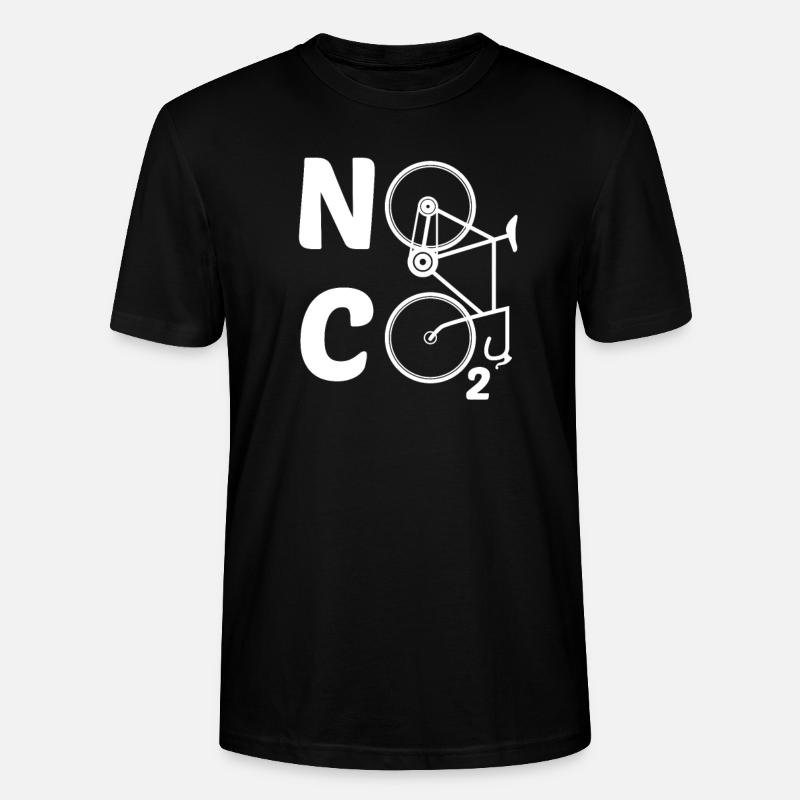 Pas de vélo Co2 - T-shirt bio CRAFTER Stanley Stella Unisexe - noir