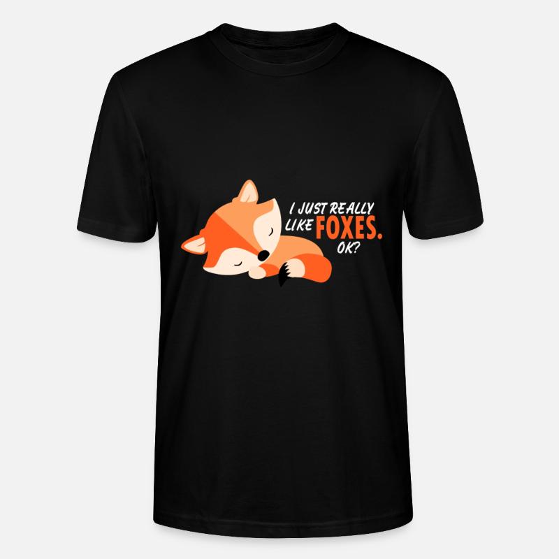Fuchs - Stanley/Stella Unisex Bio-T-Shirt CRAFTER - Schwarz