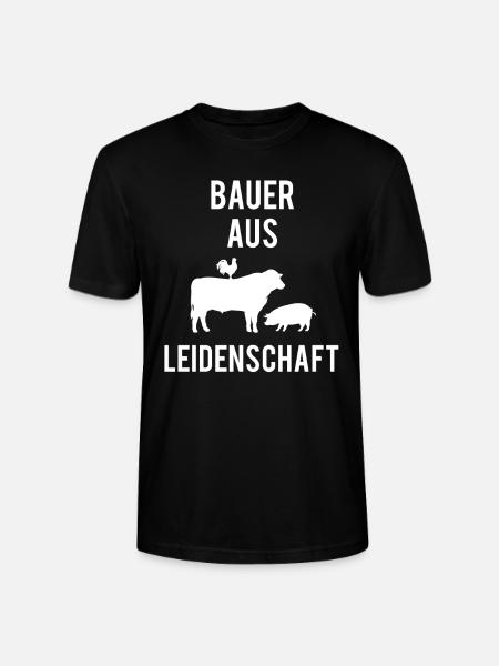 Bauer aus Leidenschaft - Stanley/Stella Unisex Bio-T-Shirt CRAFTER - Schwarz