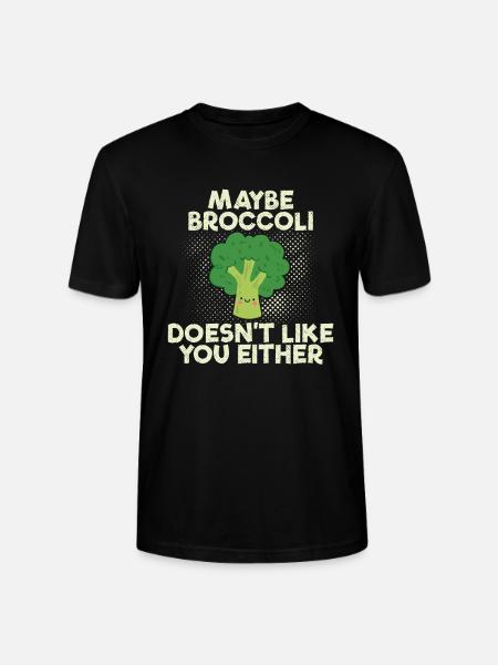 broccoli - Stanley/Stella CRAFTER Unisex Organic T-Shirt - black