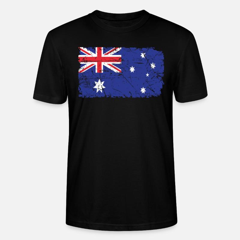 Australien - Stanley/Stella Unisex Bio-T-Shirt CRAFTER - Schwarz