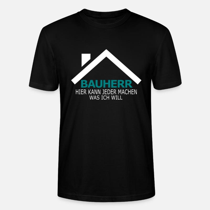 Bauherr - Stanley/Stella Unisex Bio-T-Shirt CRAFTER - Schwarz