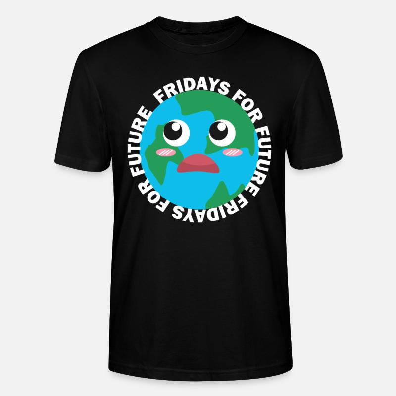 Fridays for Future - Stanley/Stella Unisex Bio-T-Shirt CRAFTER - Schwarz