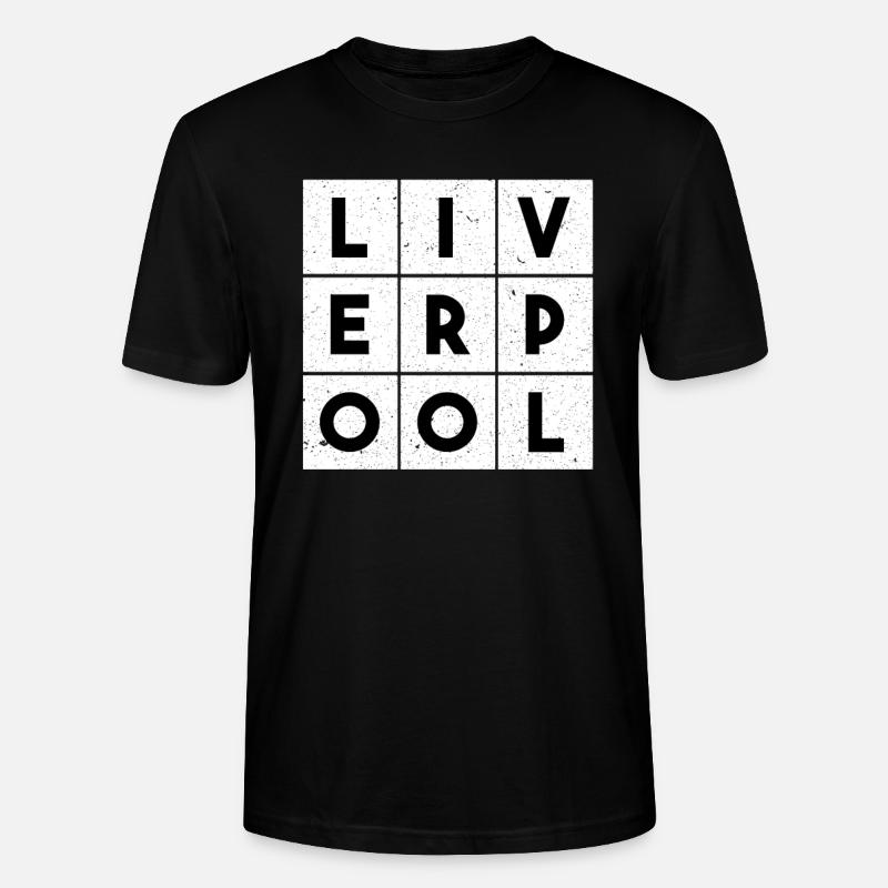 Liverpool - Stanley/Stella Unisex Bio-T-Shirt CRAFTER - Schwarz