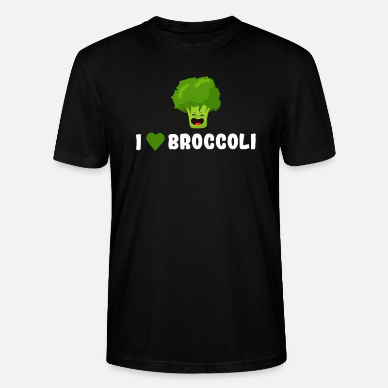 Brokkoli - Stanley/Stella Unisex Bio-T-Shirt CRAFTER - Schwarz