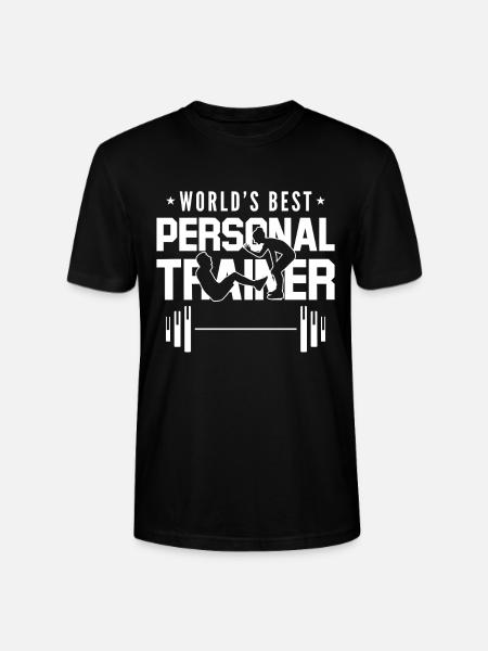 Trainer Fitnesstrainer Geschenkidee - Stanley/Stella Unisex Bio-T-Shirt CRAFTER - Schwarz