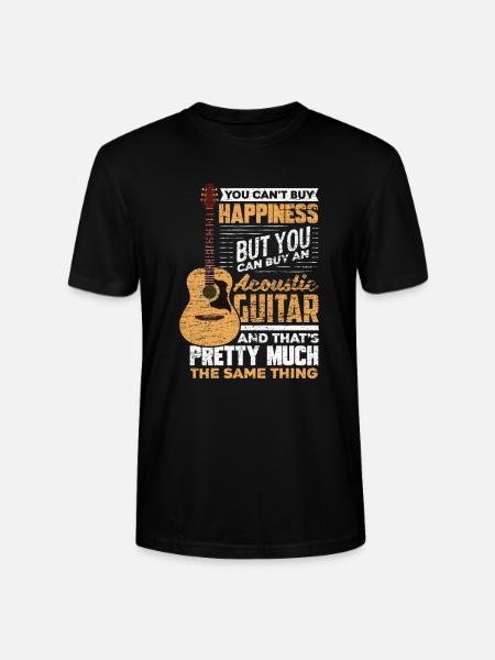 Akustikgitarre Gitarre - Stanley/Stella Unisex Bio-T-Shirt CRAFTER - Schwarz