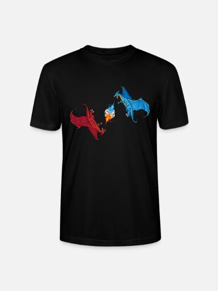 Dragon dice game fantasy - Stanley/Stella CRAFTER Unisex Organic T-Shirt - black