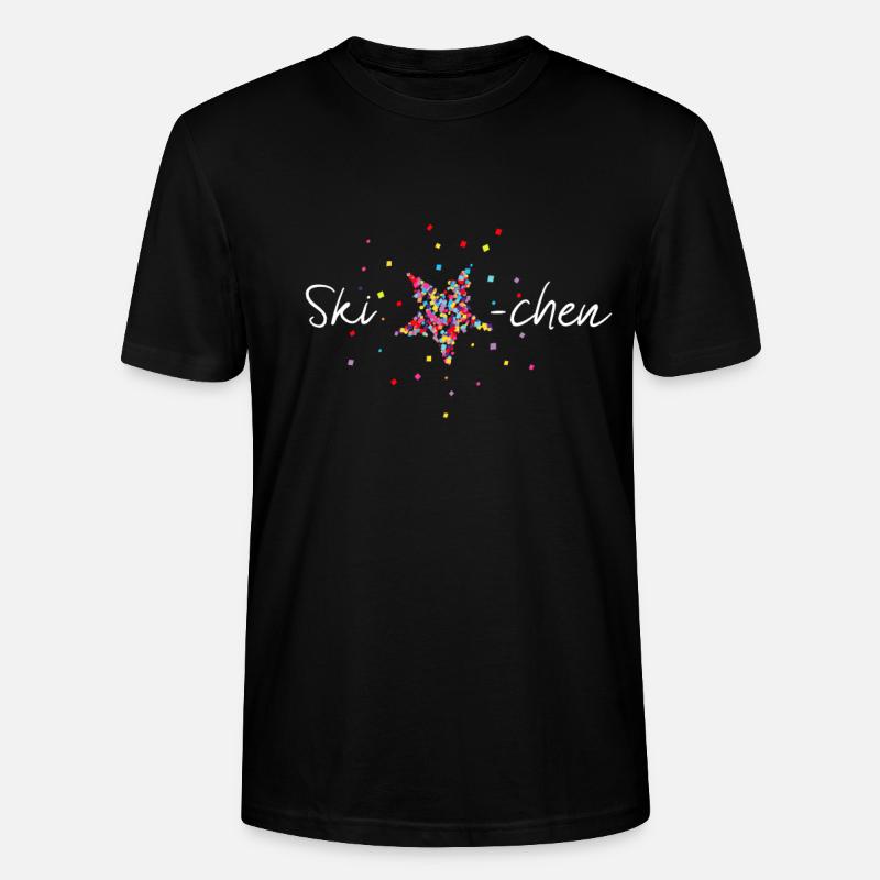 Ski Sternchen - Stanley/Stella Unisex Bio-T-Shirt CRAFTER - Schwarz