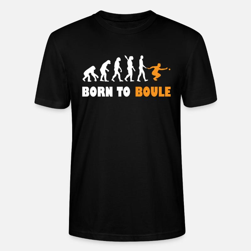 Evolution Boule - Stanley/Stella CRAFTER Unisex Organic T-Shirt - black