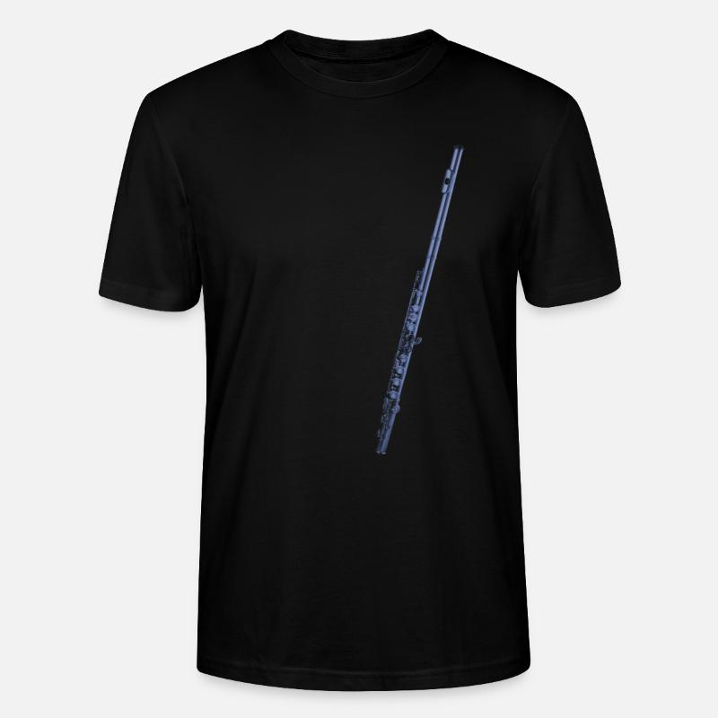 querfloete instrument - Stanley/Stella Unisex Bio-T-Shirt CRAFTER - Schwarz