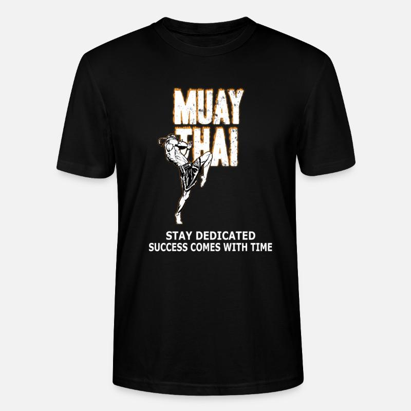 Muay Thai - Stanley/Stella Unisex Bio-T-Shirt CRAFTER - Schwarz