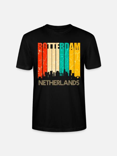 Rotterdam - Stanley/Stella CRAFTER Unisex Organic T-Shirt - black