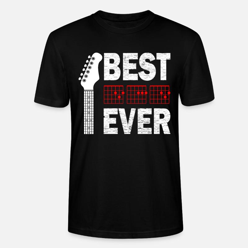 Best Dad Ever - Stanley/Stella Unisex Bio-T-Shirt CRAFTER - Schwarz