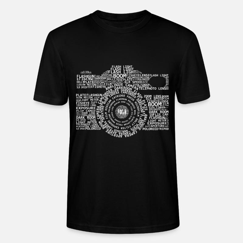 Description de la caméra - T-shirt bio CRAFTER Stanley Stella Unisexe - noir