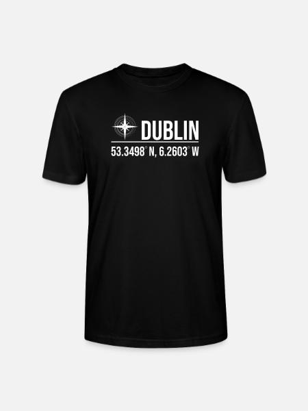 Dublin - Stanley/Stella CRAFTER Unisex Organic T-Shirt - black