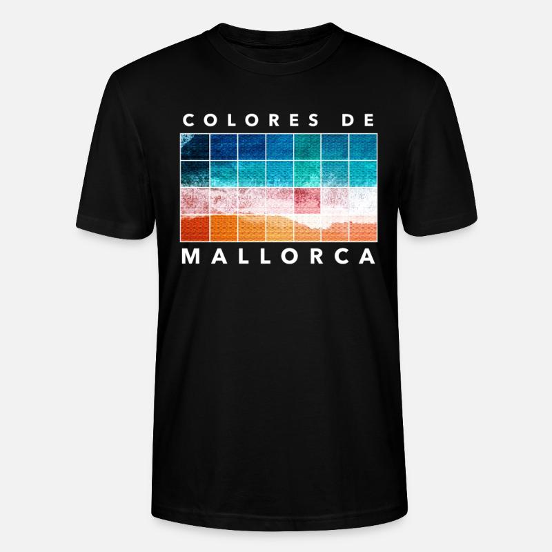 Majorque - T-shirt bio CRAFTER Stanley Stella Unisexe - noir