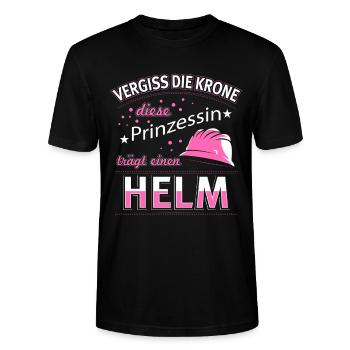 Bauleiter Baustelle Straßenbauer Geschenk - Stanley/Stella Unisex Bio-T-Shirt CRAFTER - Schwarz - Vorne - Alina (178cm) & Michal (187cm)